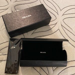 Prada eyeglass or sunglass case